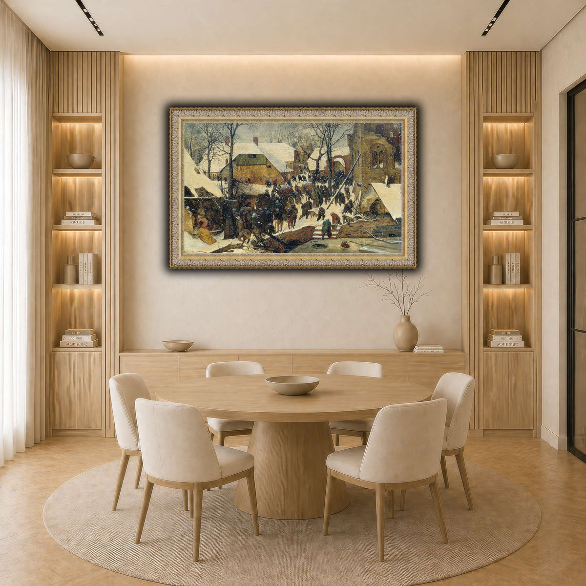 Pieter_Bruegel_Winterthur_The_Adoration_of_the_Magi_in_the_Snow light neutral-dining room