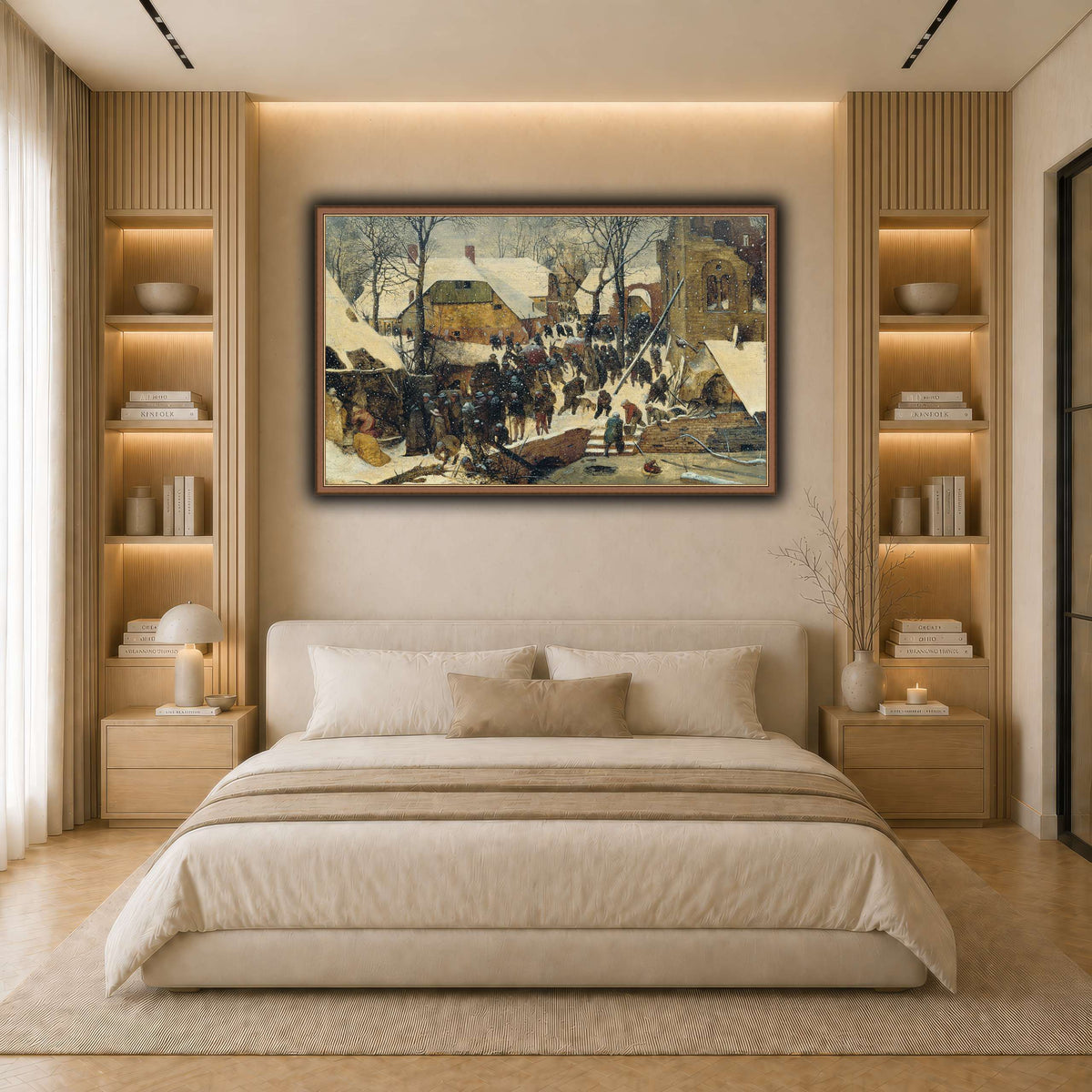 Pieter_Bruegel_Winterthur_The_Adoration_of_the_Magi_in_the_Snow light neutral- bedroom