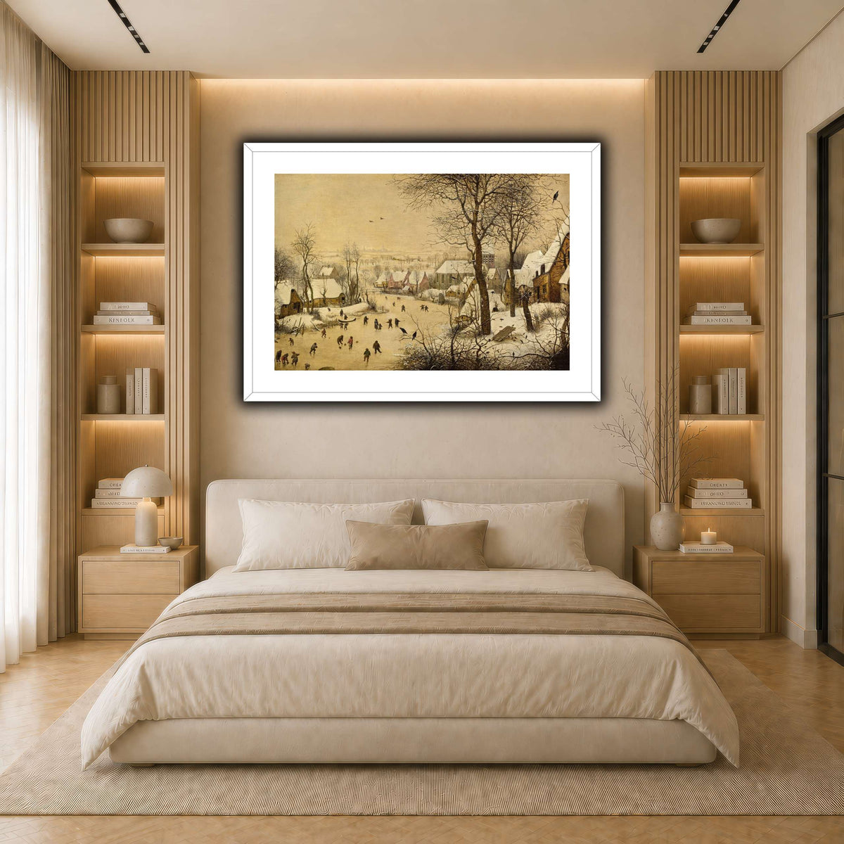 Pieter_Bruegel__Winterlandschap_met_schaatsers light neutral- bedroom