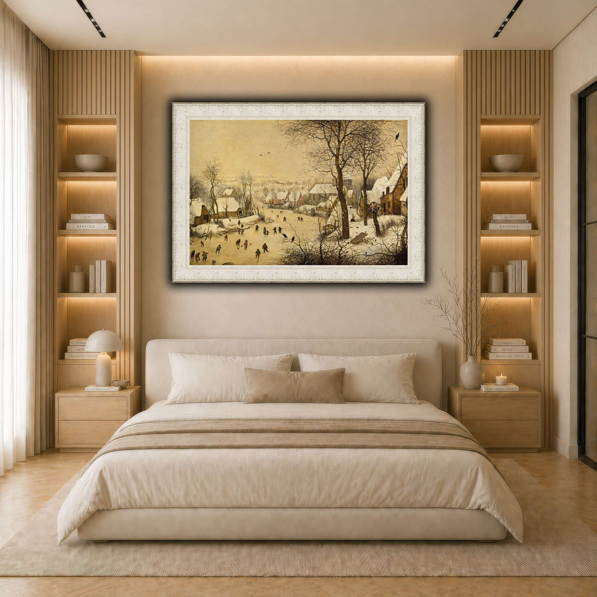 Pieter_Bruegel__Winterlandschap_met_schaatsers light neutral- bedroom