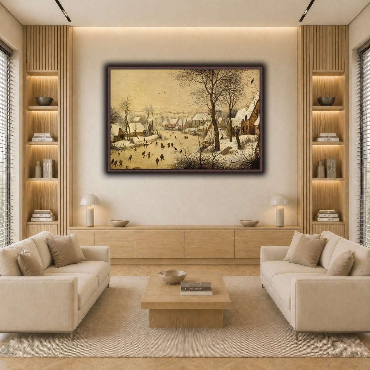 Pieter_Bruegel__Winterlandschap_met_schaatsers light neutral-living room