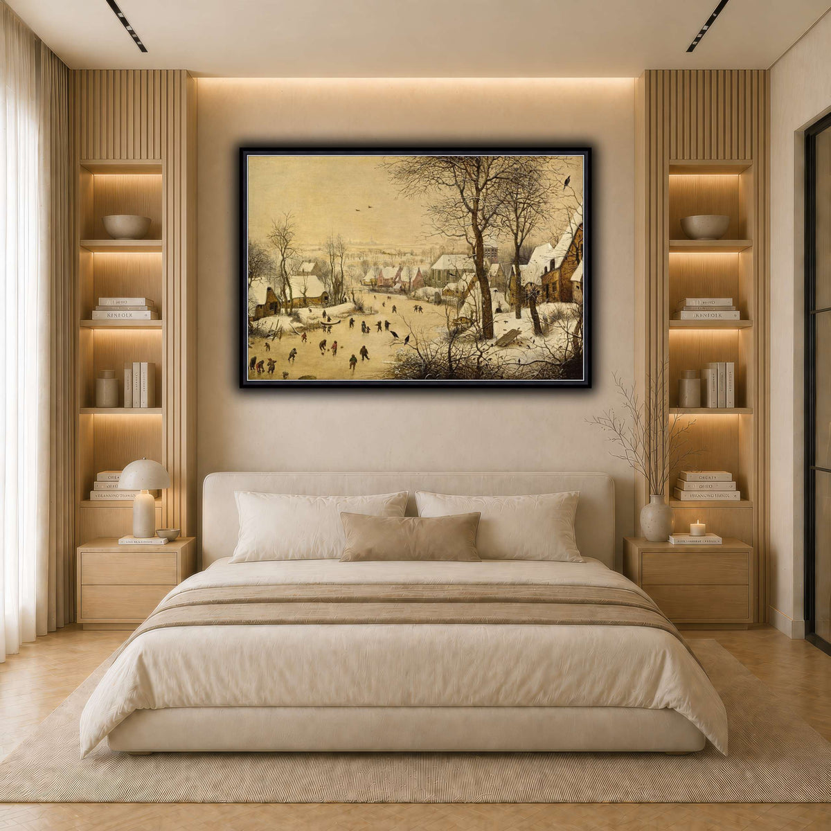 Pieter_Bruegel__Winterlandschap_met_schaatsers light neutral- bedroom