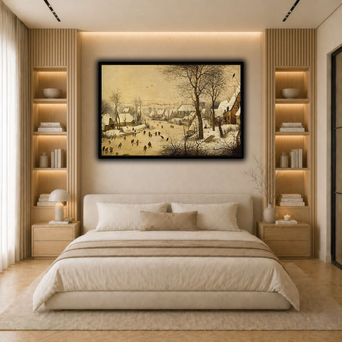 Pieter_Bruegel__Winterlandschap_met_schaatsers light neutral- bedroom