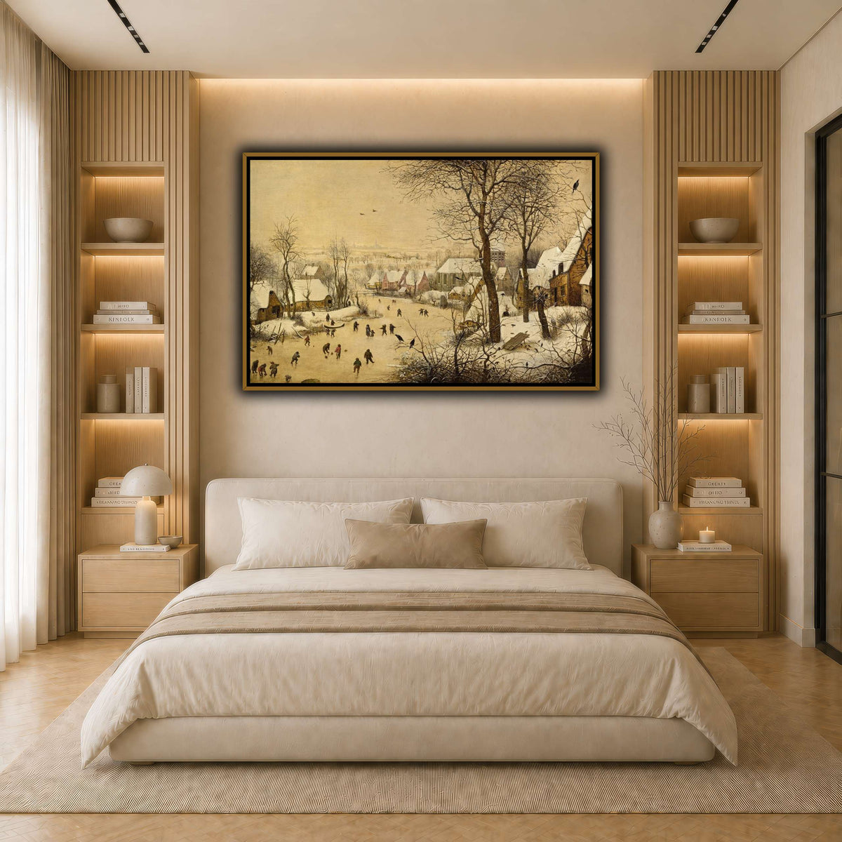 Pieter_Bruegel__Winterlandschap_met_schaatsers light neutral- bedroom