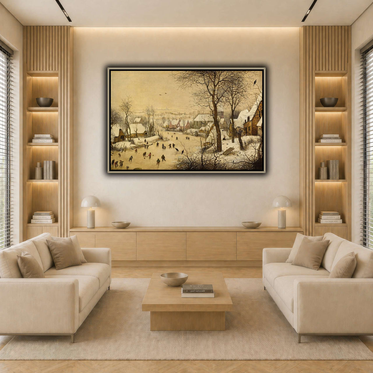 Pieter_Bruegel__Winterlandschap_met_schaatsers light neutral-living room