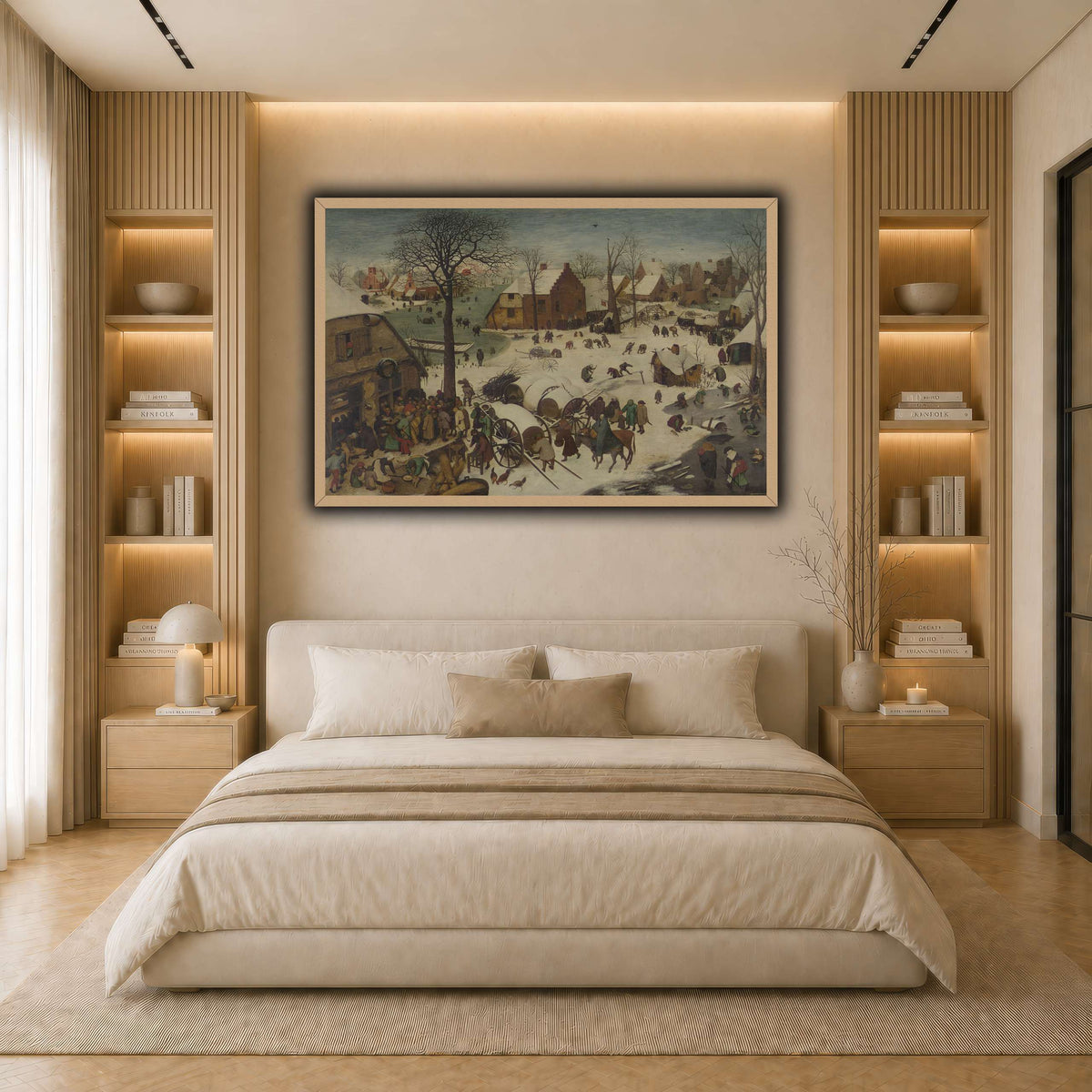 Pieter_Bruegel_he_Numbering_at_Bethlehem light neutral- bedroom