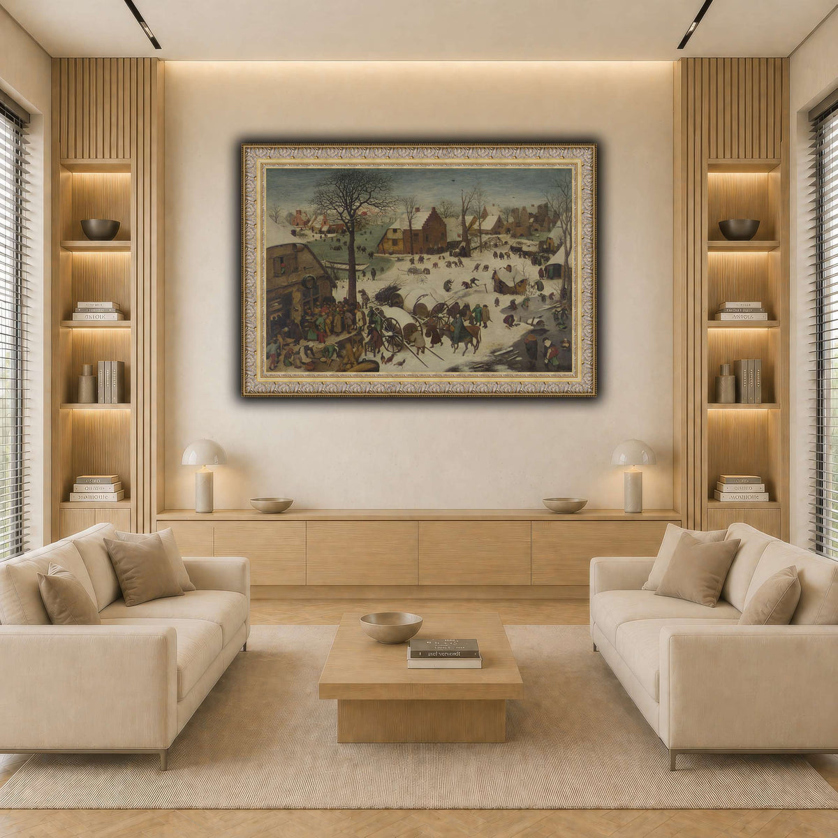 Pieter_Bruegel_he_Numbering_at_Bethlehem light neutral-living room