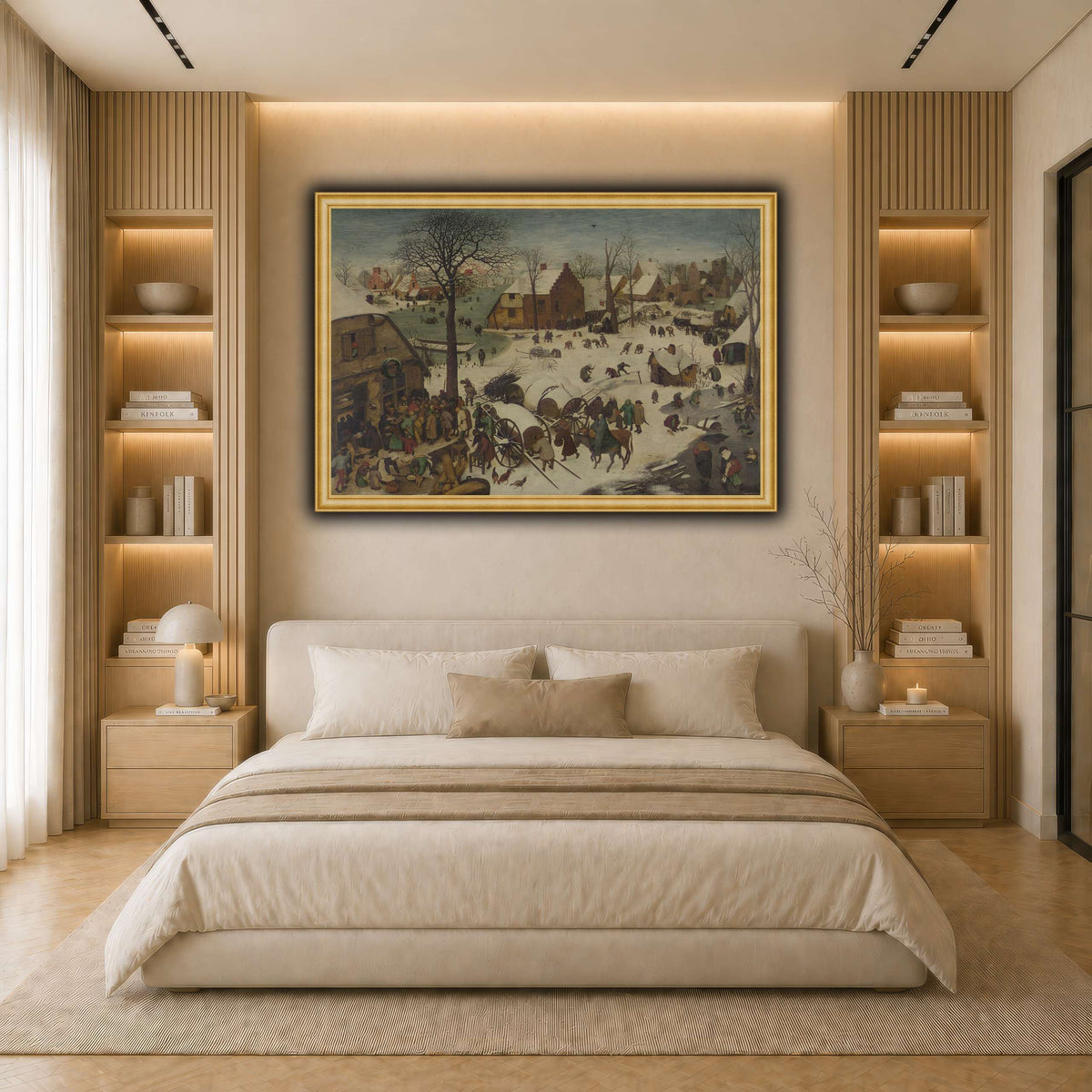Pieter_Bruegel_he_Numbering_at_Bethlehem light neutral- bedroom