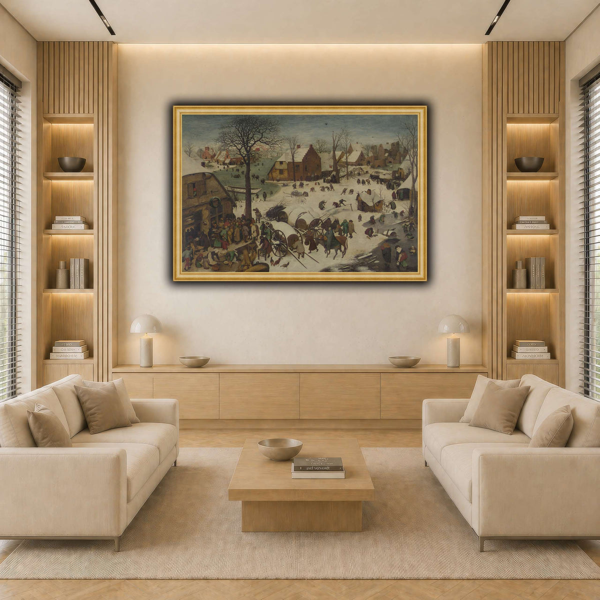 Pieter_Bruegel_he_Numbering_at_Bethlehem light neutral-living room