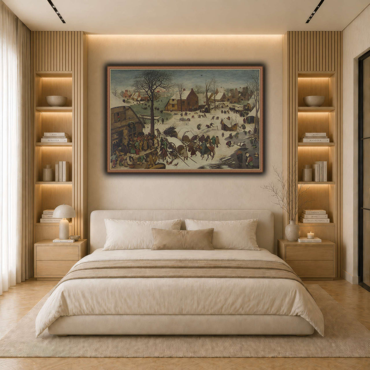 Pieter_Bruegel_he_Numbering_at_Bethlehem light neutral- bedroom