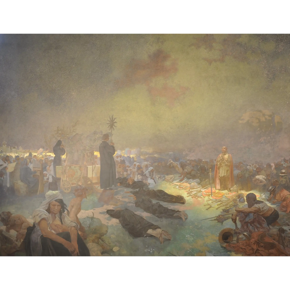 Po_bitvě_na_Vítkově_Alphonse_Mucha