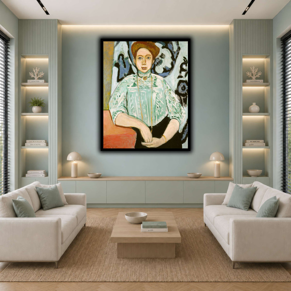 Portrait_de_Greta_Moll_Henri_Matisse cool-living room