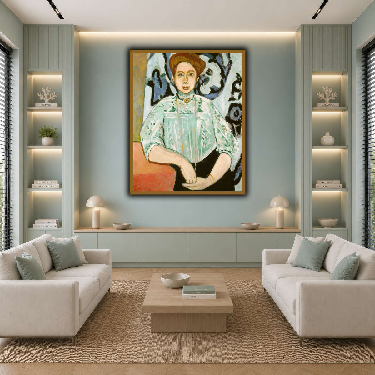 Portrait_de_Greta_Moll_Henri_Matisse cool-living room