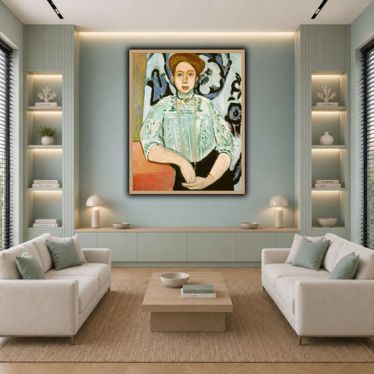 Portrait_de_Greta_Moll_Henri_Matisse cool-living room