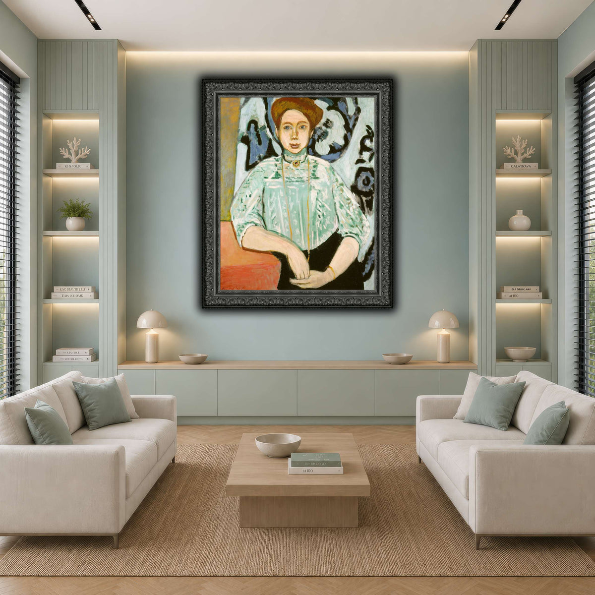 Portrait_de_Greta_Moll_Henri_Matisse cool-living room