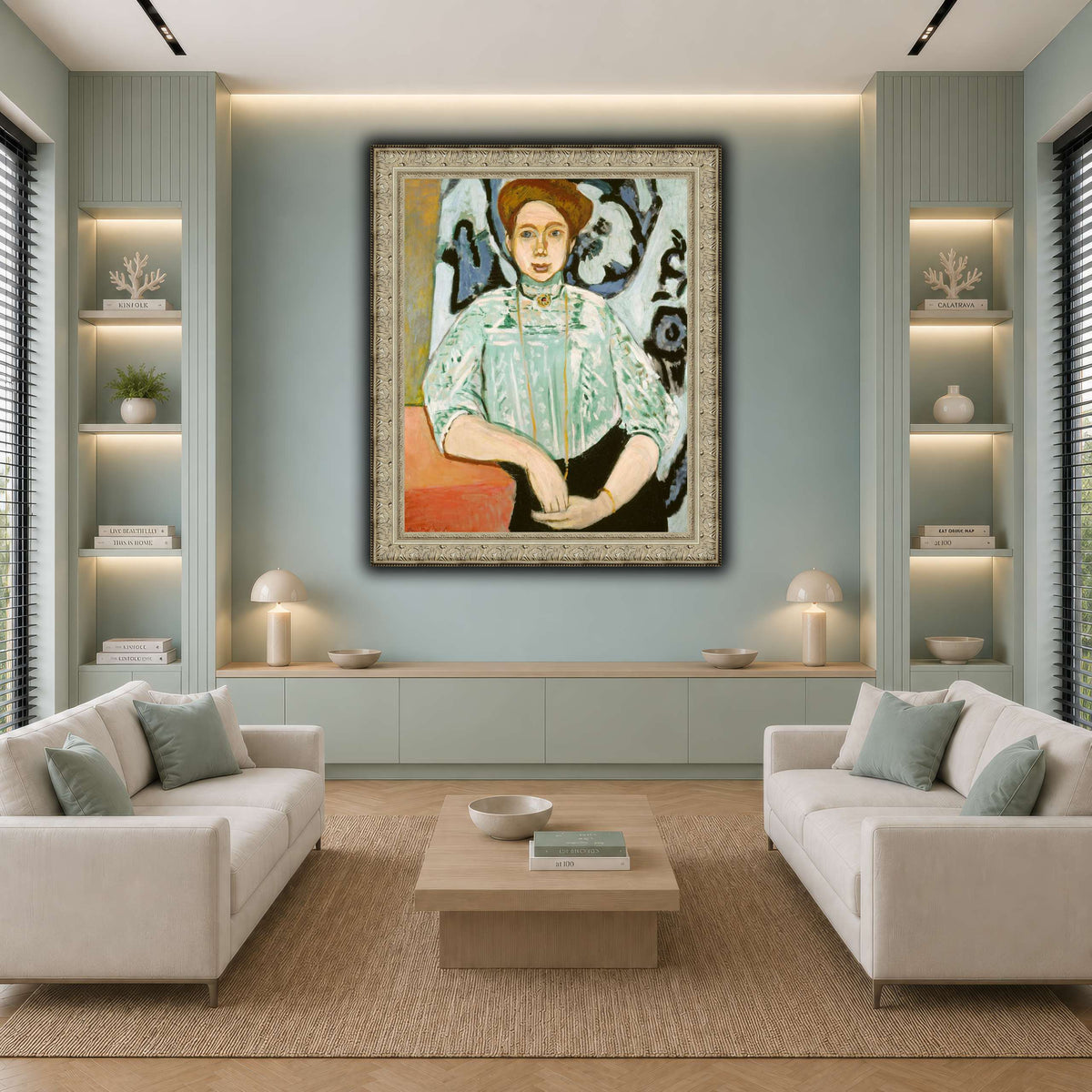 Portrait_de_Greta_Moll_Henri_Matisse cool-living room