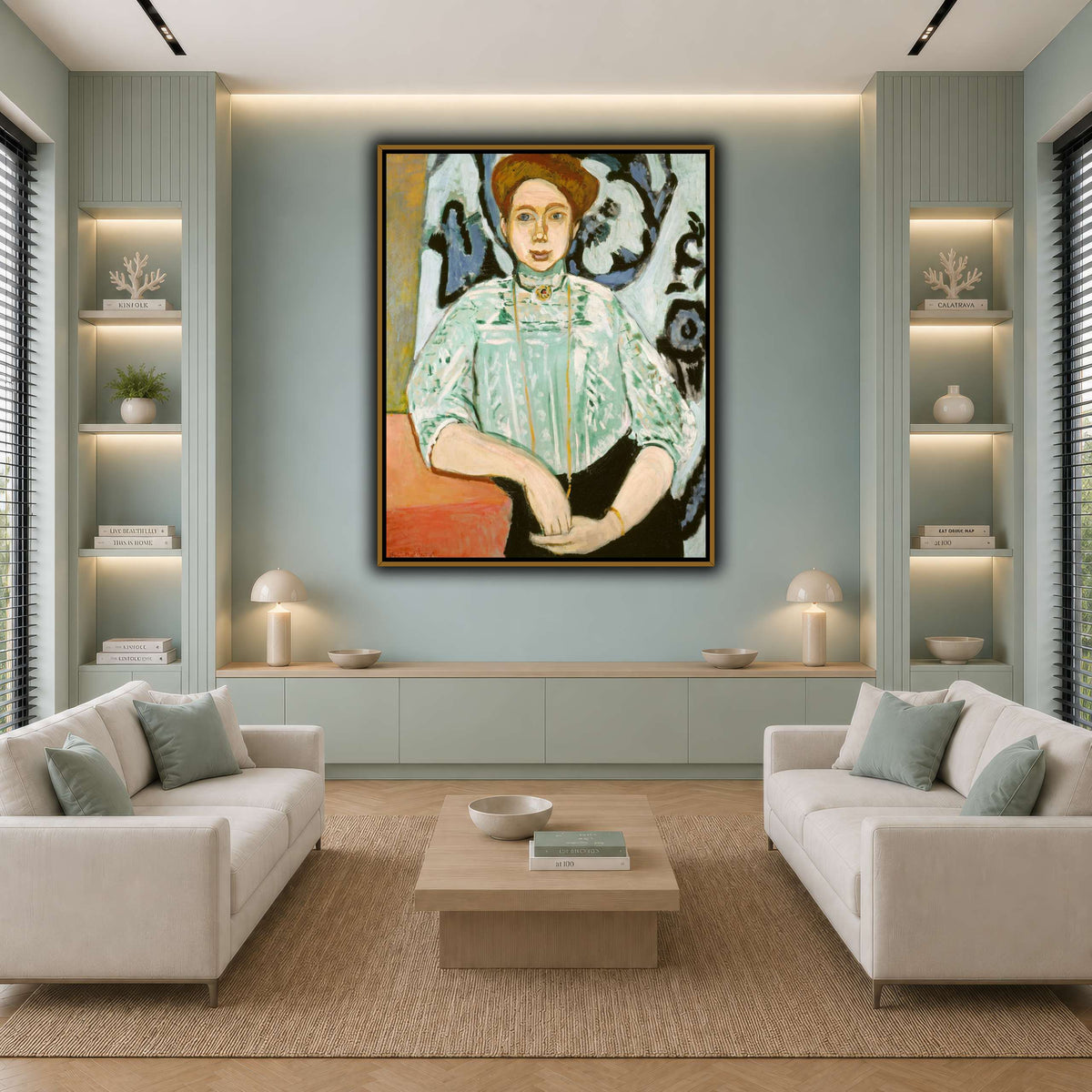 Portrait_de_Greta_Moll_Henri_Matisse cool-living room