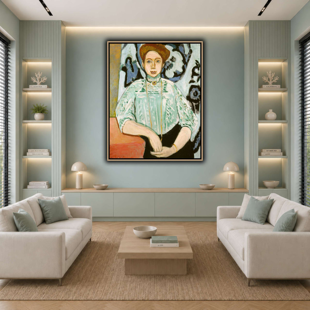 Portrait_de_Greta_Moll_Henri_Matisse cool-living room