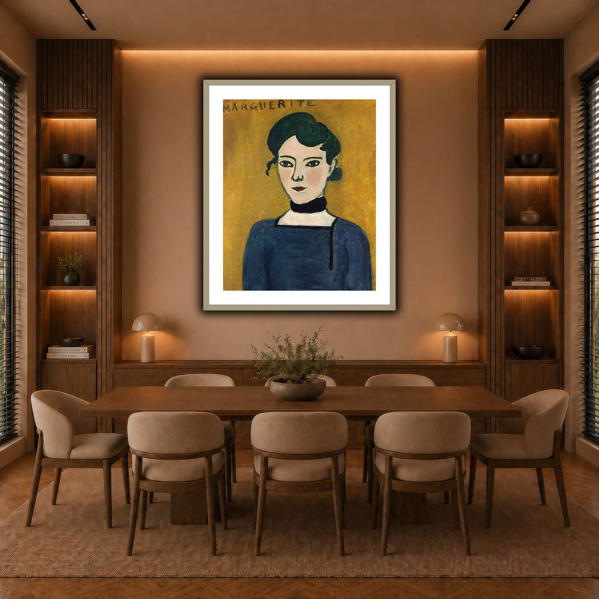Portrait_de_Marguerite_Henri_Matisse warm-dining room
