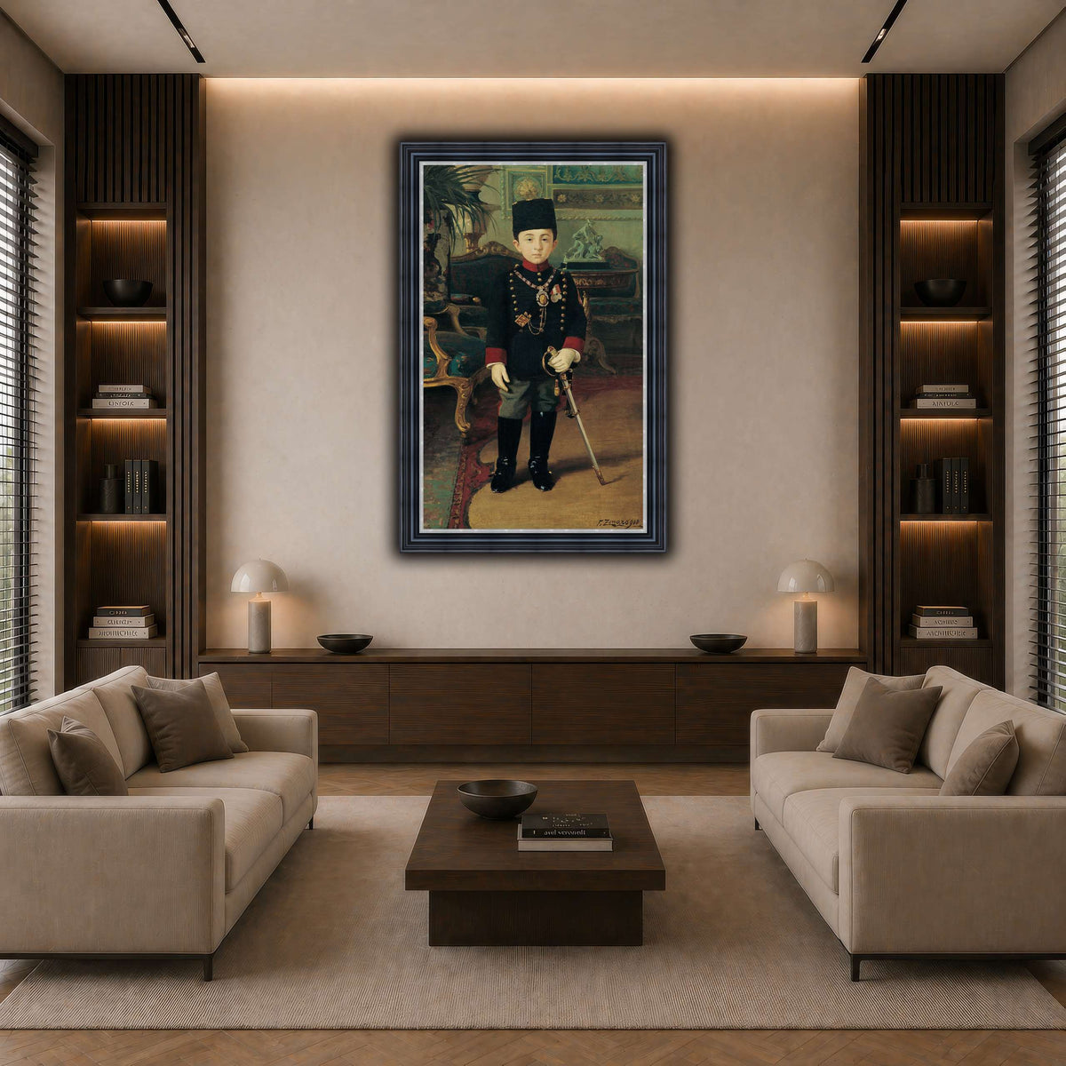 Prince_Abdürrahim_Efendi_Fausto_Zonaro dark neutral-living room