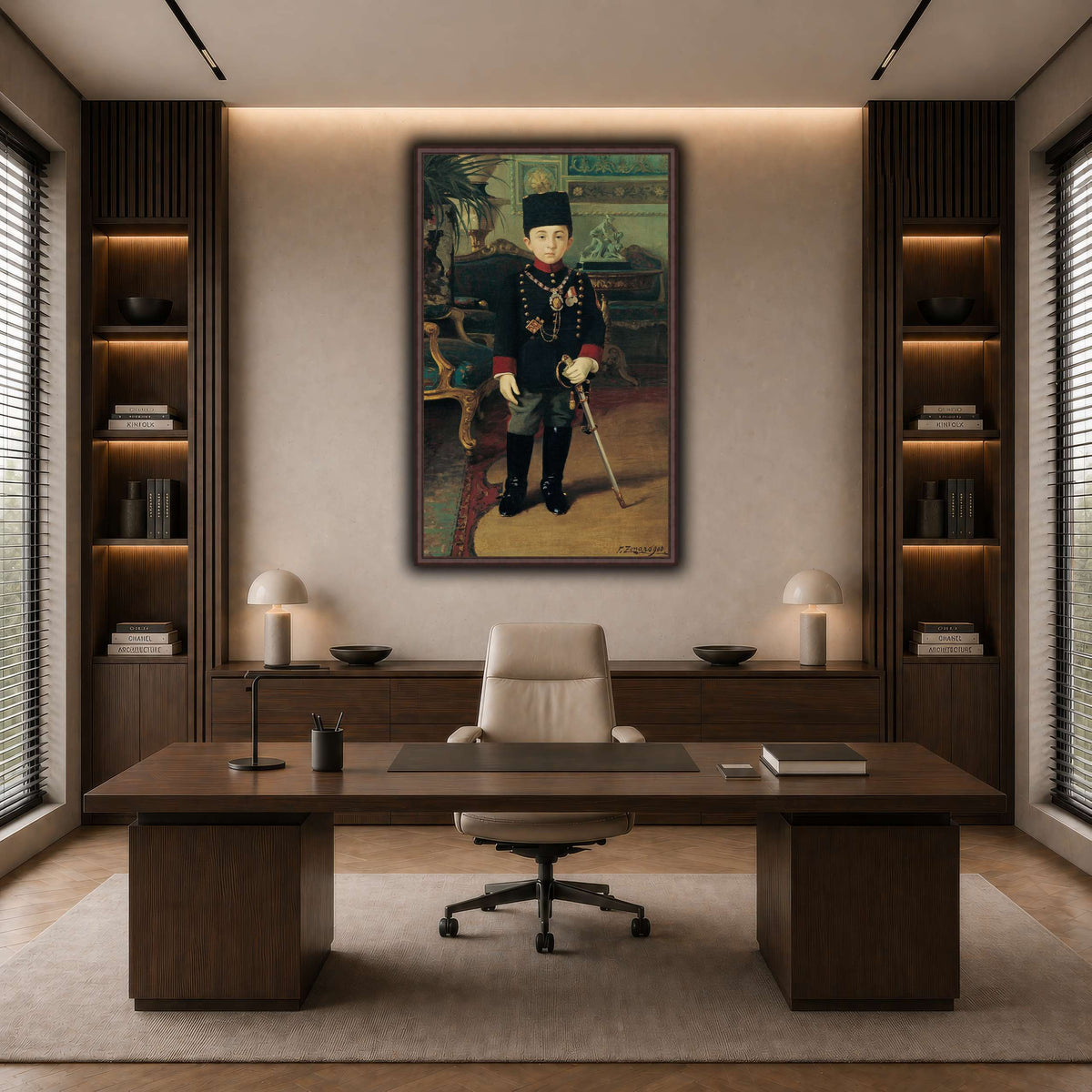 Prince_Abdürrahim_Efendi_Fausto_Zonaro dark neutral-office