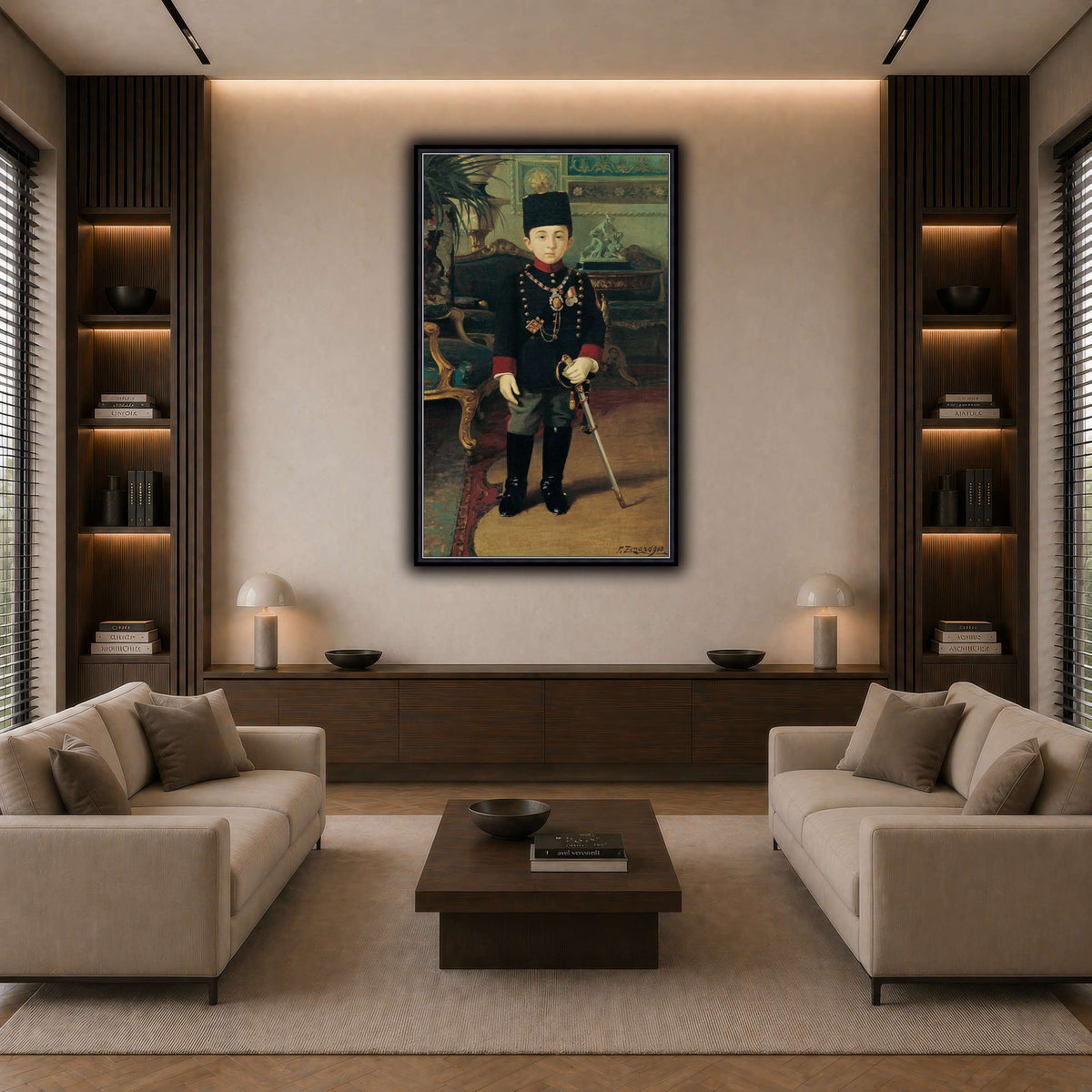 Prince_Abdürrahim_Efendi_Fausto_Zonaro dark neutral-living room