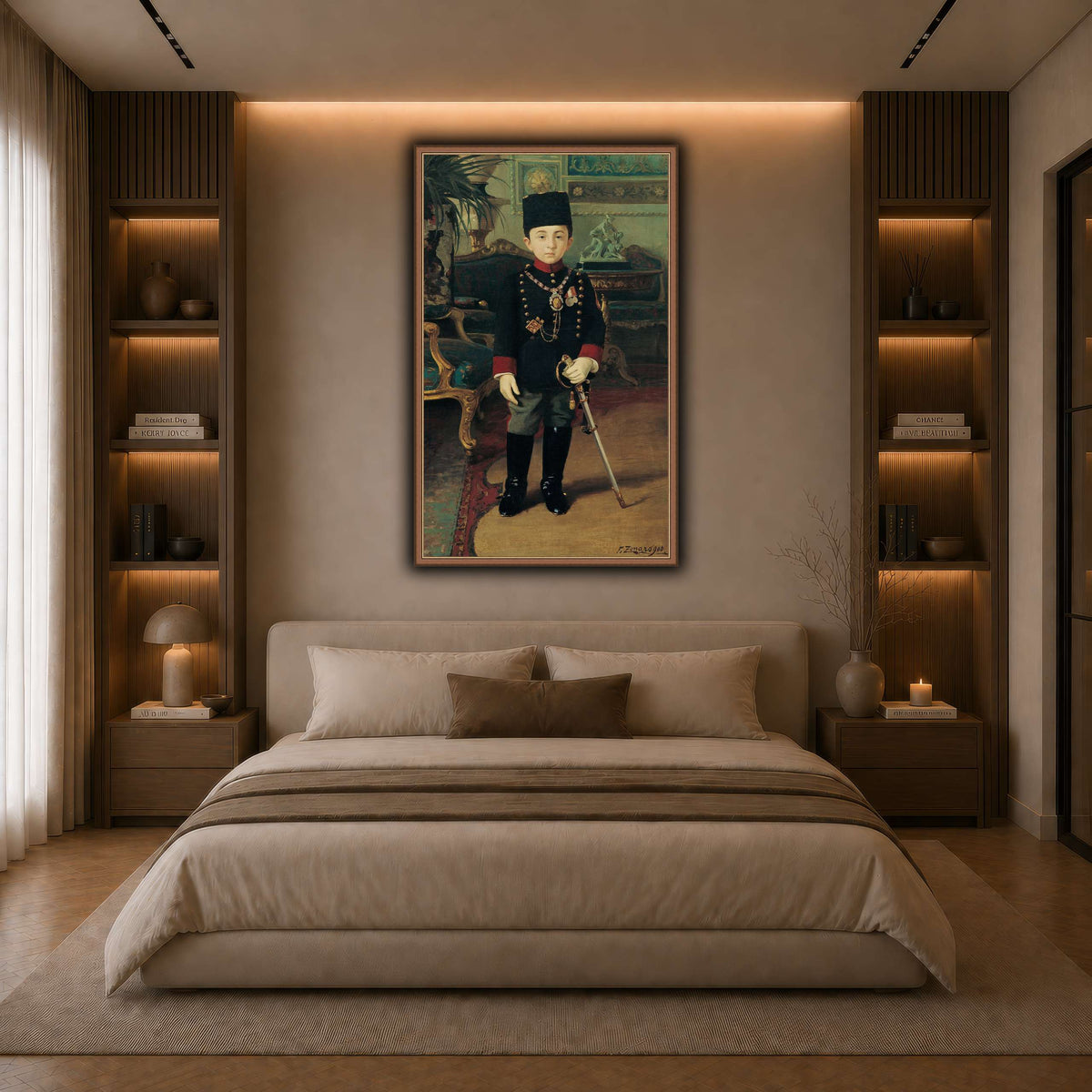 Prince_Abdürrahim_Efendi_Fausto_Zonaro dark neutral-bedroom