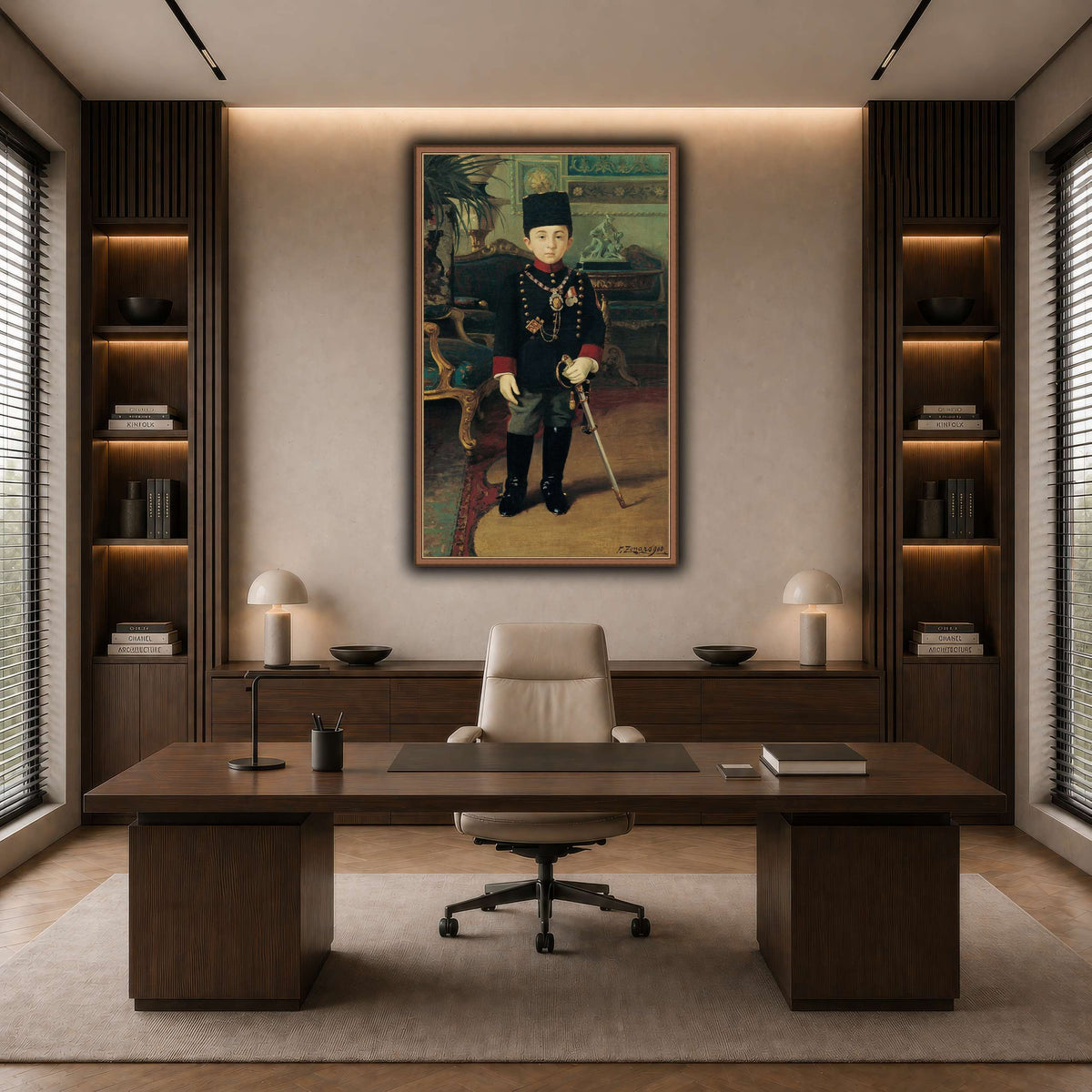 Prince_Abdürrahim_Efendi_Fausto_Zonaro dark neutral-office