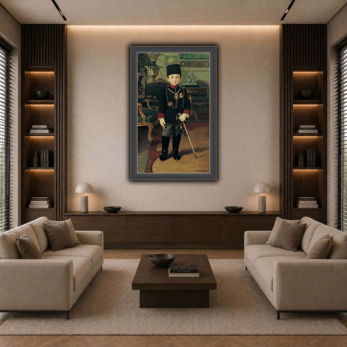 Prince_Abdürrahim_Efendi_Fausto_Zonaro dark neutral-living room