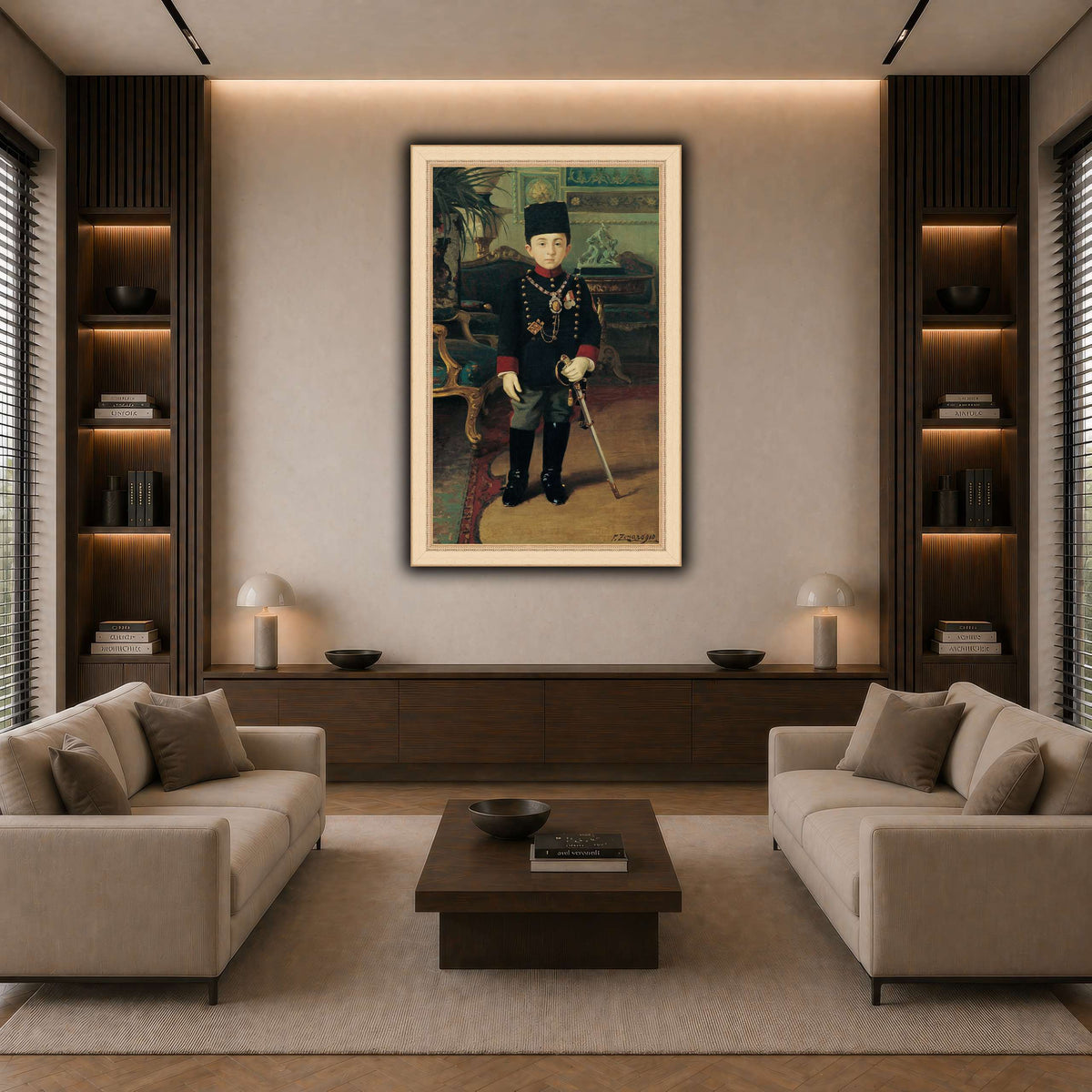 Prince_Abdürrahim_Efendi_Fausto_Zonaro dark neutral-living room