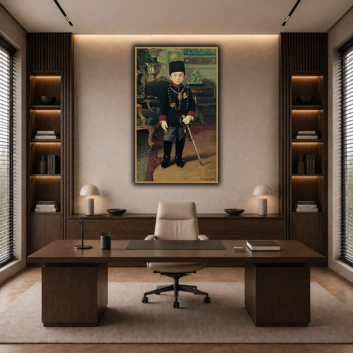 Prince_Abdürrahim_Efendi_Fausto_Zonaro dark neutral-office
