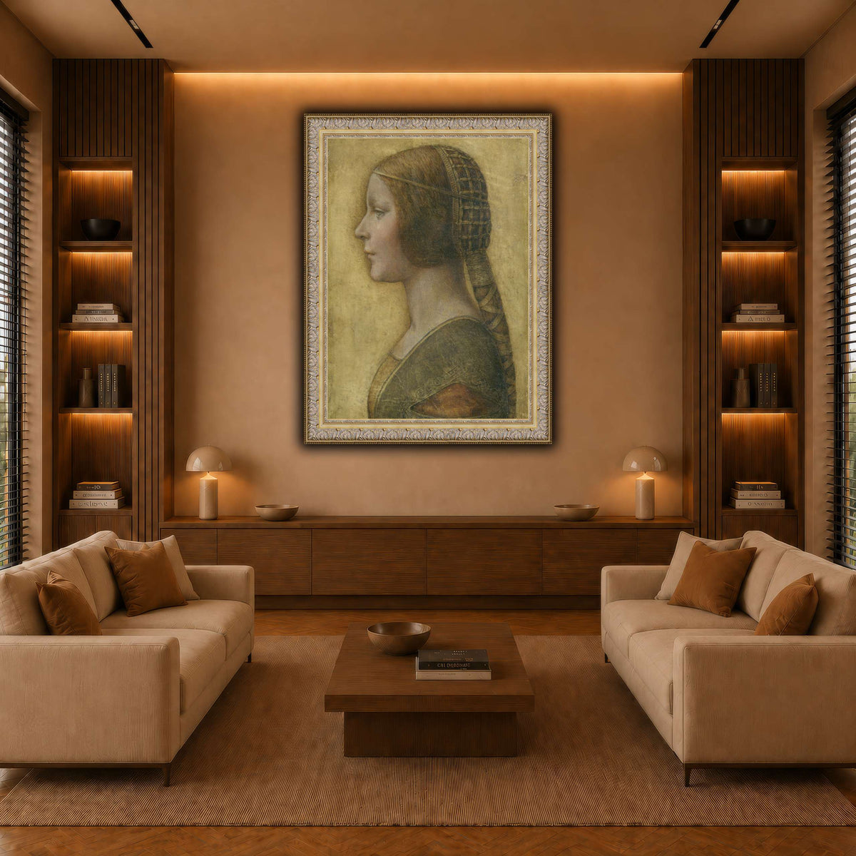 Profile_of_a_Young_Fiancee_-_da_Vinci_result warm-living-room