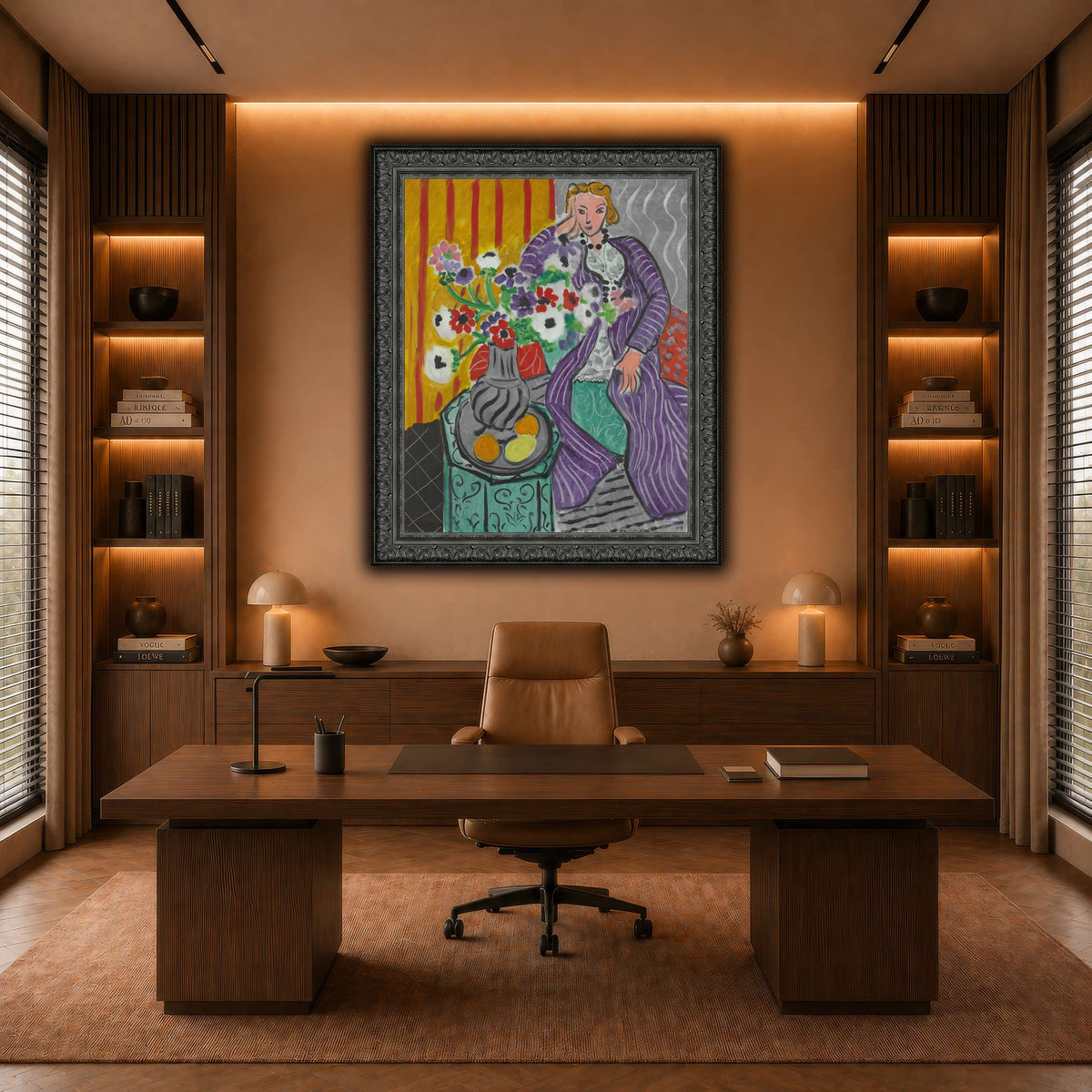 Purple_Robe_and_Anemones_Henri_Matisse warm-office