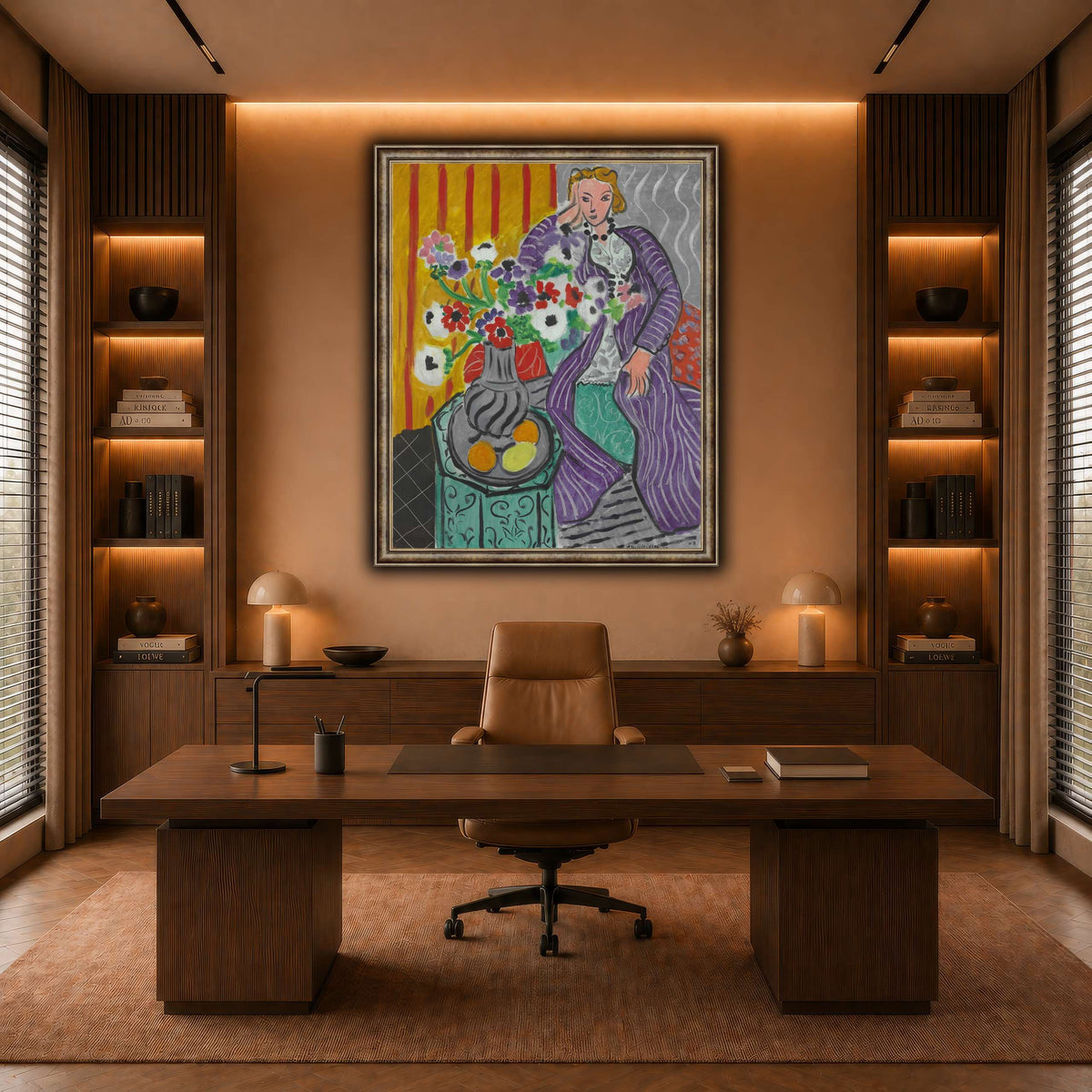 Purple_Robe_and_Anemones_Henri_Matisse warm-office