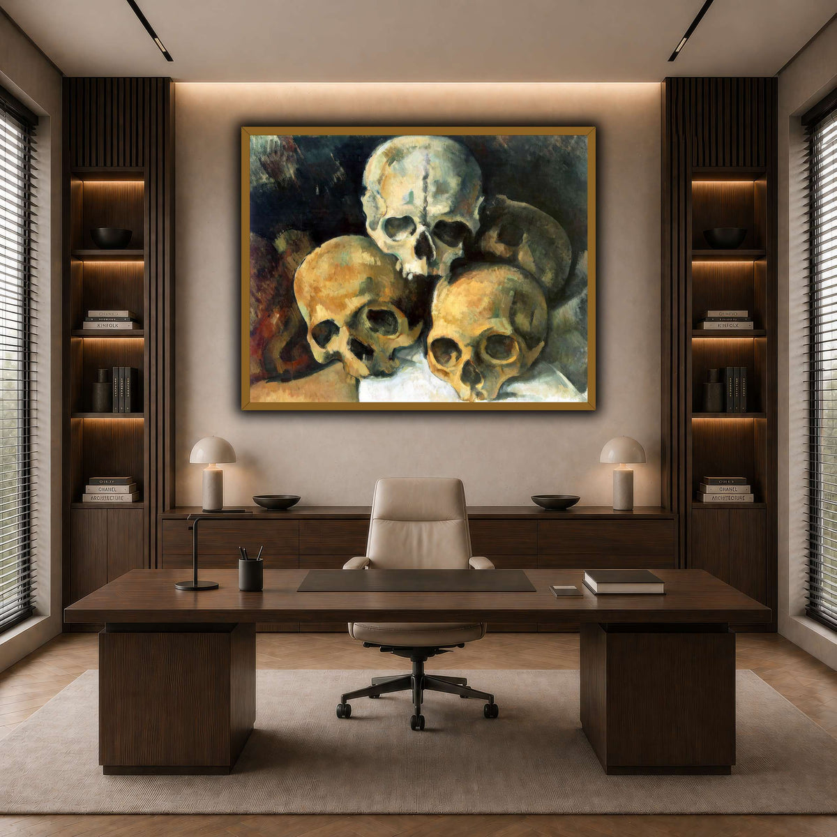 Pyramid_of_Skulls_by_Paul_Cezanne dark neutral-office