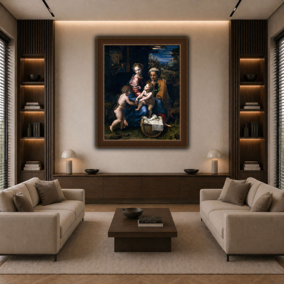 Raffaello_SanzioLa_Perla dark neutral-living room