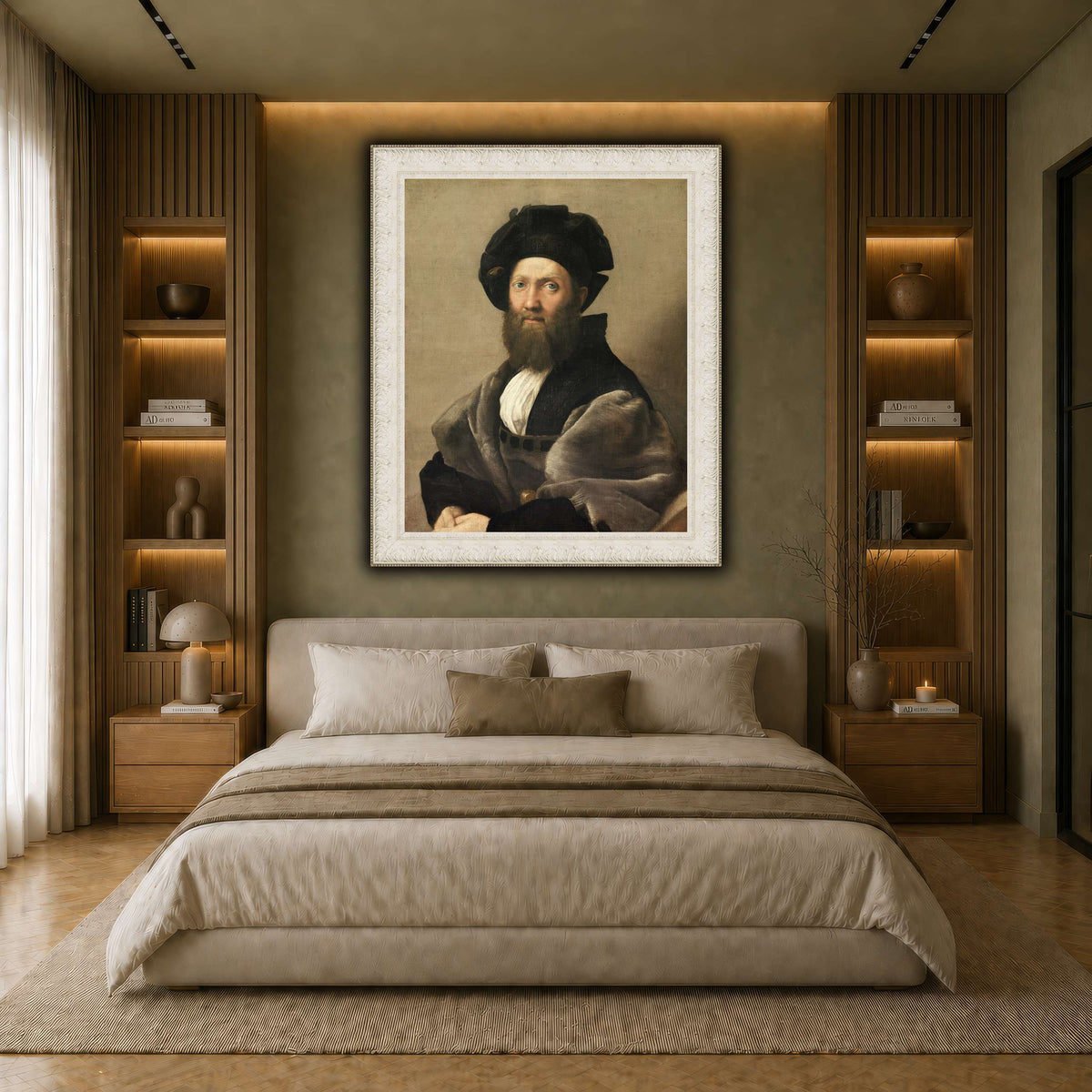 Raffaello_Sanzio_Baldassare_Castiglione earth-bedroom