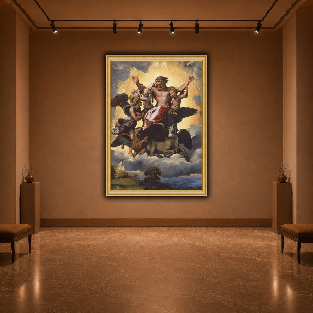 Raffaello_Sanzio_Ezekiel's_Vision warm-agallery