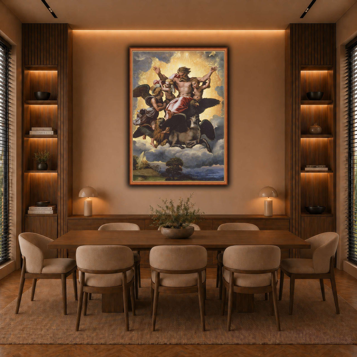 Raffaello_Sanzio_Ezekiel's_Vision warm-dining room