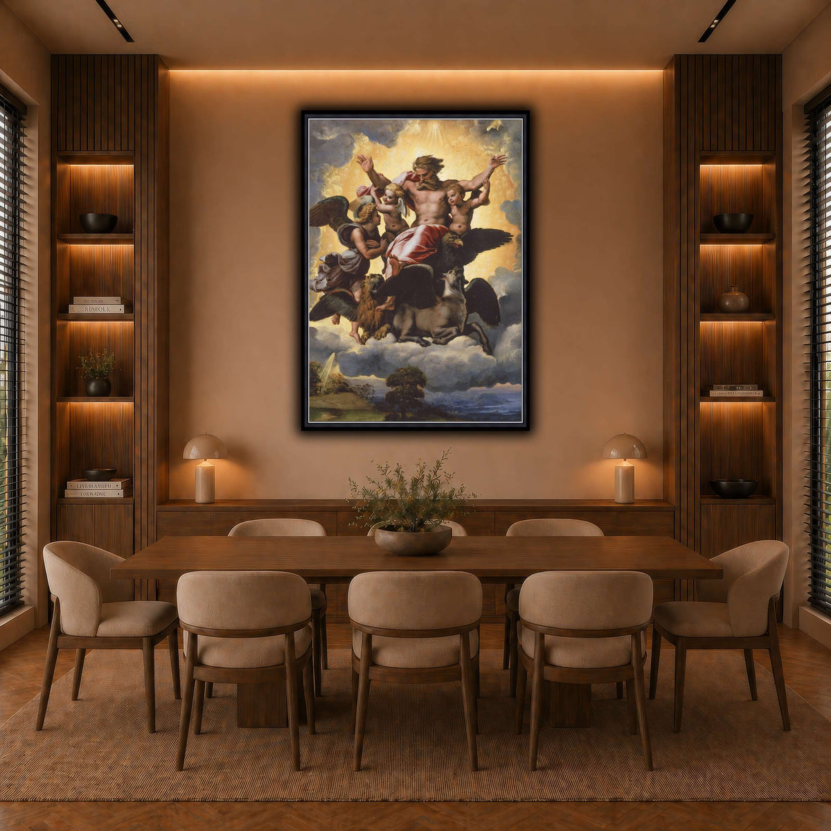 Raffaello_Sanzio_Ezekiel's_Vision warm-dining room