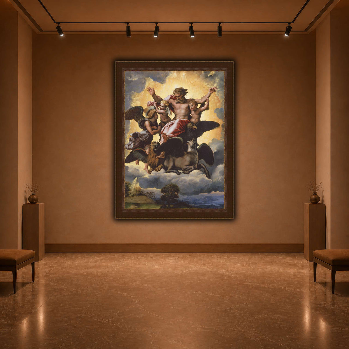 Raffaello_Sanzio_Ezekiel's_Vision warm-agallery