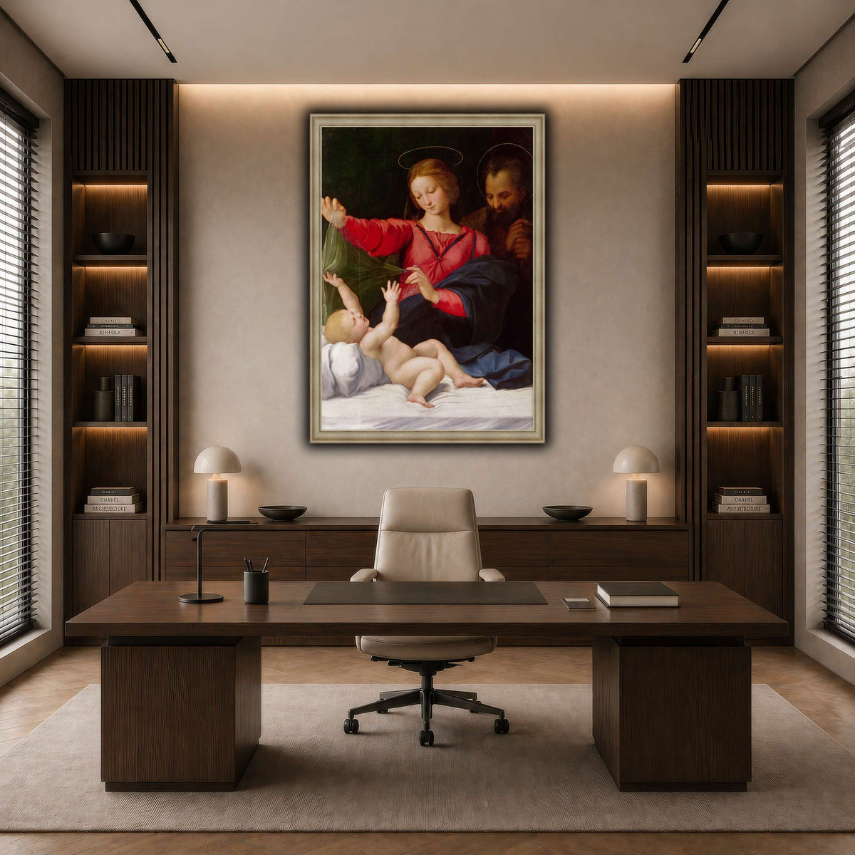 Raffaello_Sanzio_La_Madone_de_Lorette dark neutral-office