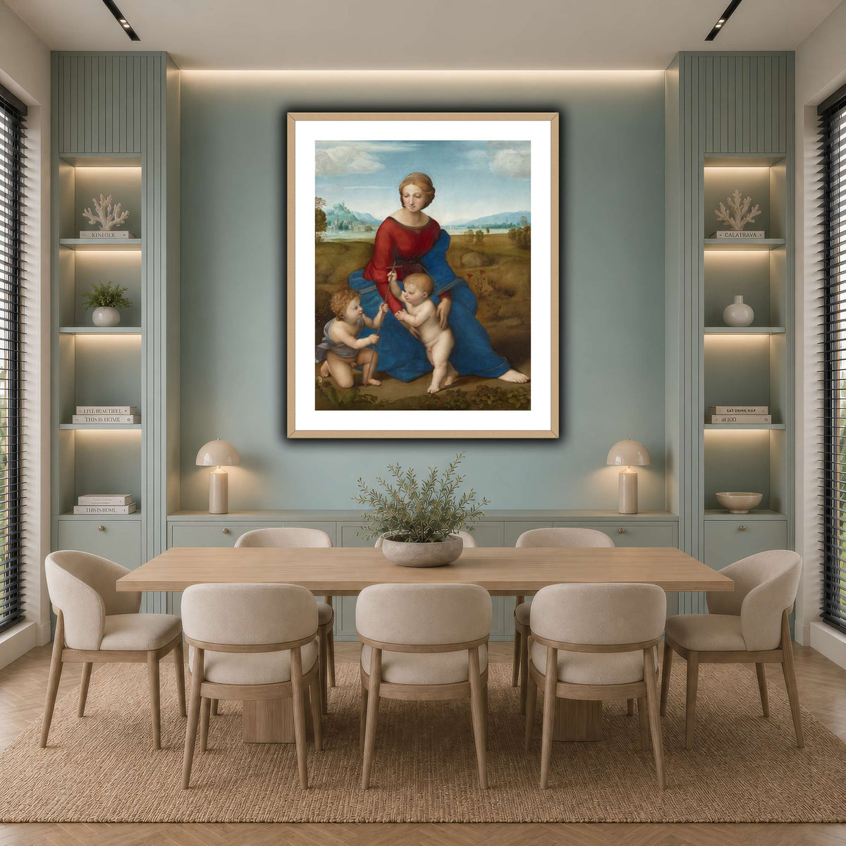 Raffaello_Sanzio_Madonna_in_the_Meadow cool-dining