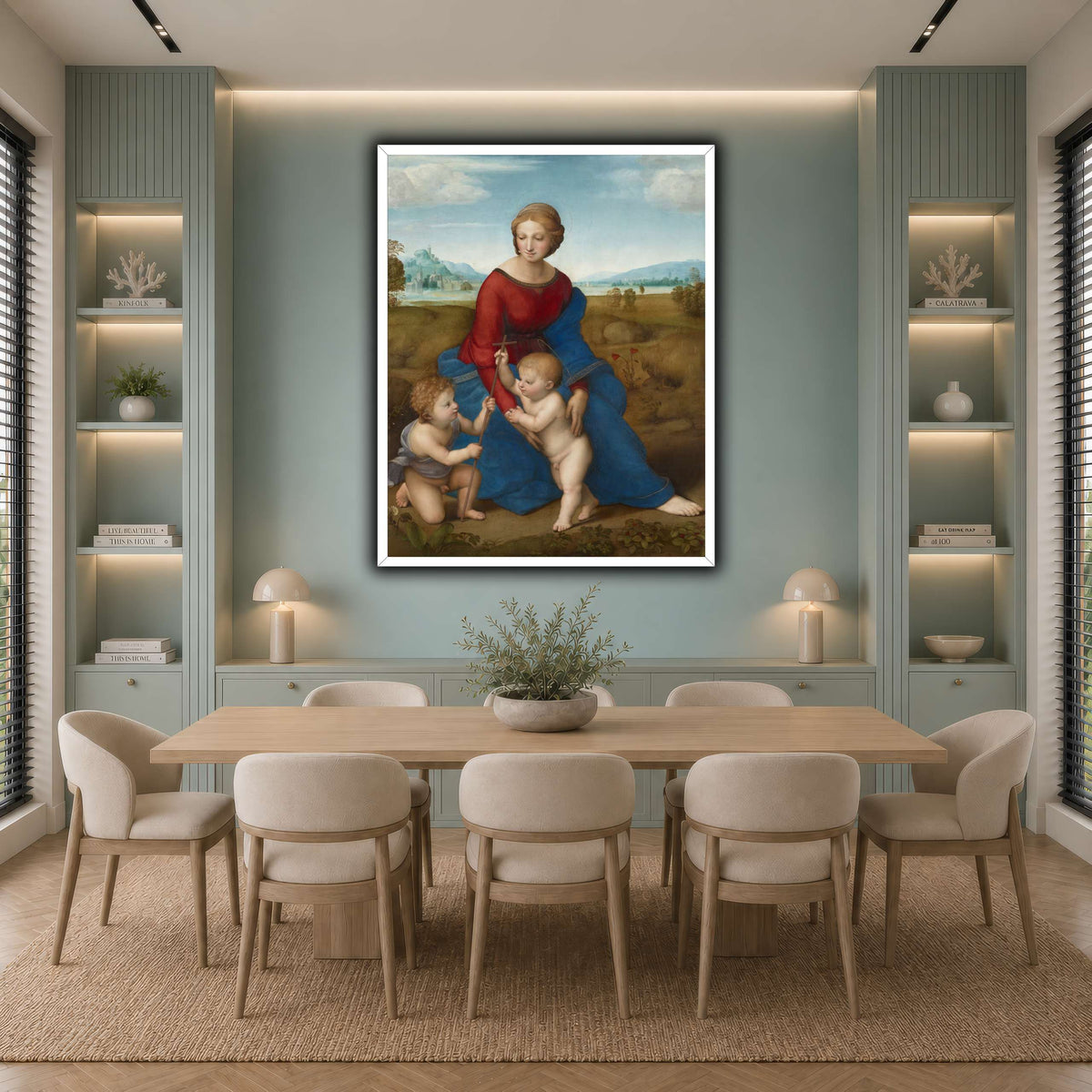 Raffaello_Sanzio_Madonna_in_the_Meadow cool-dining
