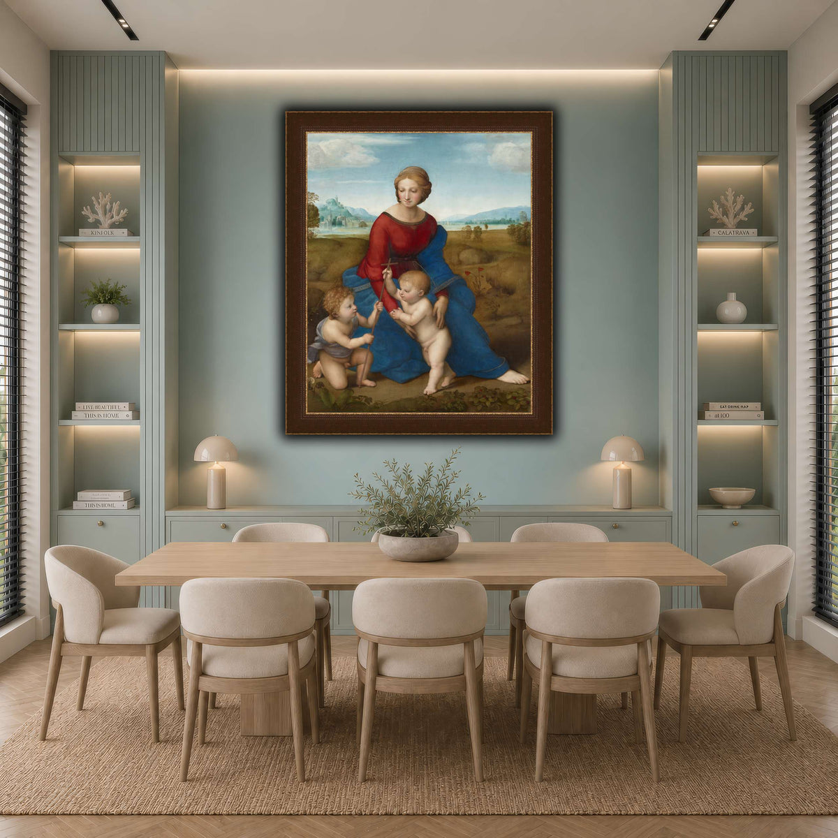 Raffaello_Sanzio_Madonna_in_the_Meadow cool-dining