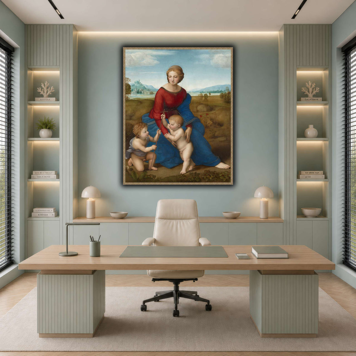 Raffaello_Sanzio_Madonna_in_the_Meadow cool-office