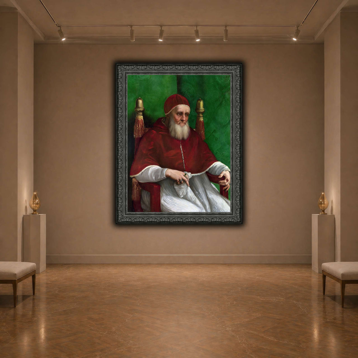Raffaello_Sanzio_Pope_Julius_II dark neutral-agallery