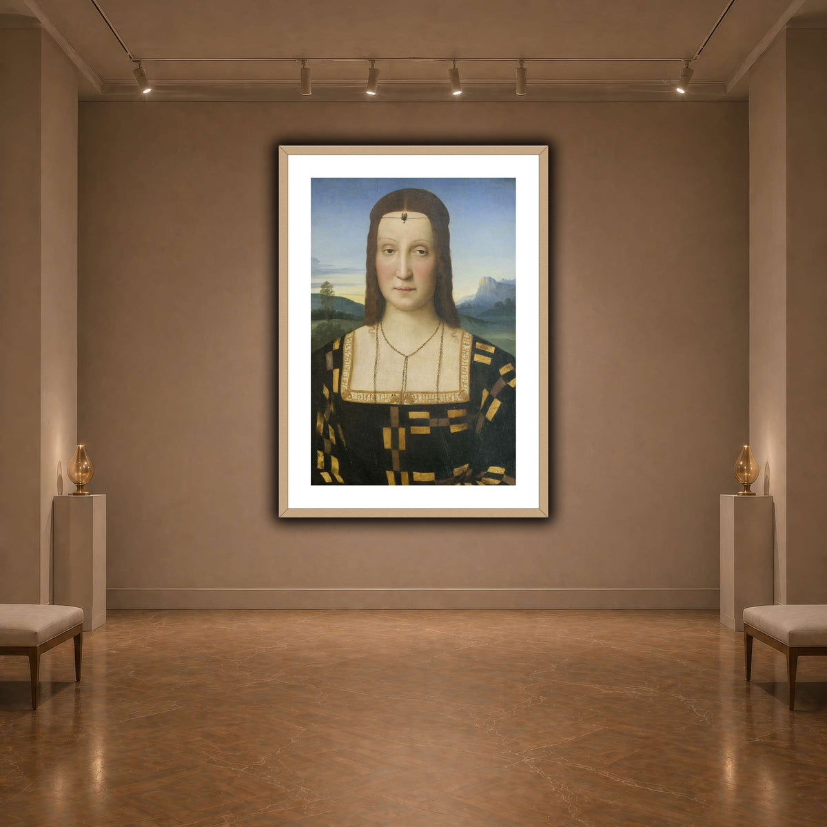 Raffaello_Sanzio_Portrait_of_Elisabetta_Gonzaga,_Duchess_of_Urbino dark neutral-agallery