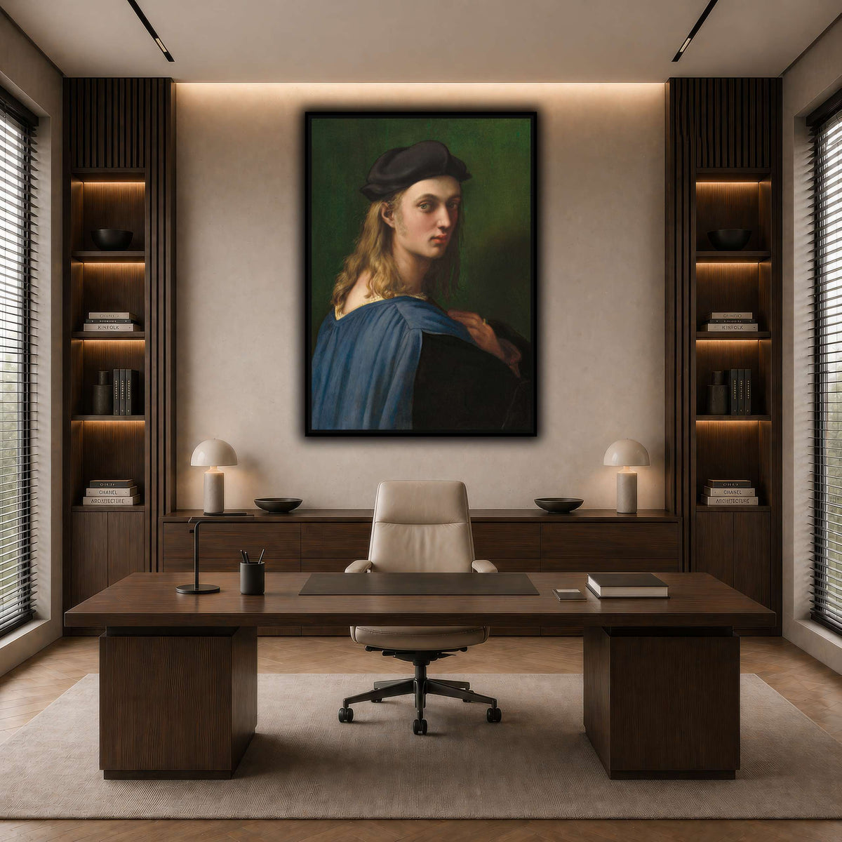 Raffaello_Sanzio_Ritratto_di_Bindo_Altoviti dark neutral-office