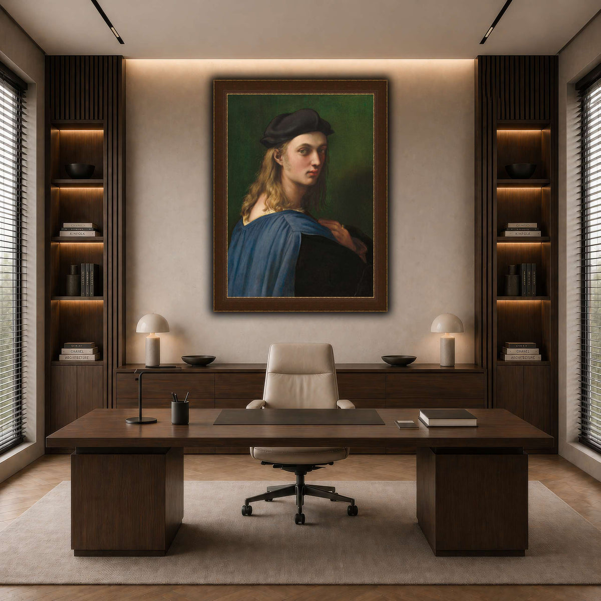 Raffaello_Sanzio_Ritratto_di_Bindo_Altoviti dark neutral-office